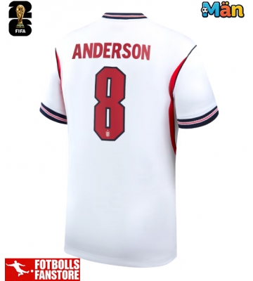 England Elliot Anderson #8 Hemmatröja VM 2026 Kortärmad